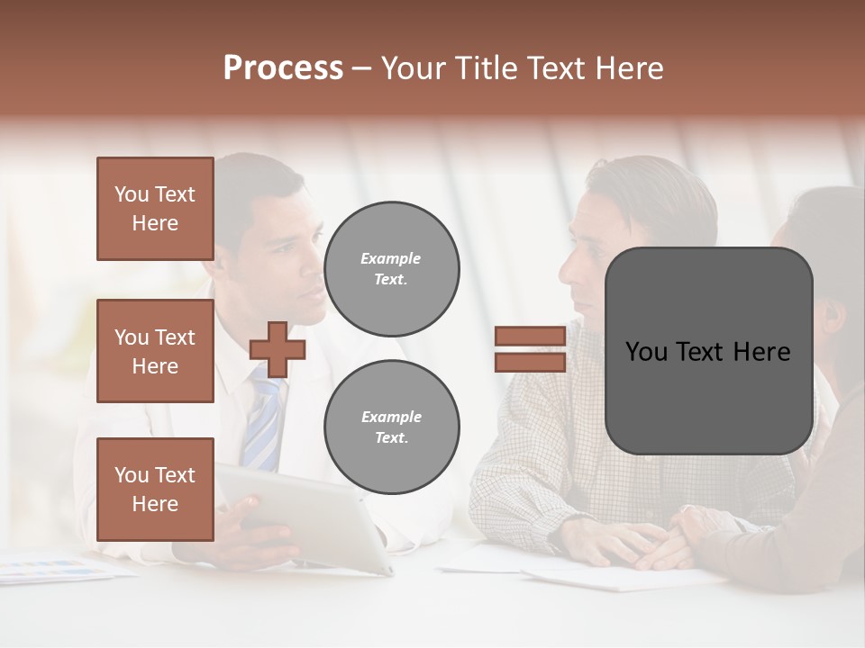 Bad News Three People Medical Staff PowerPoint Template