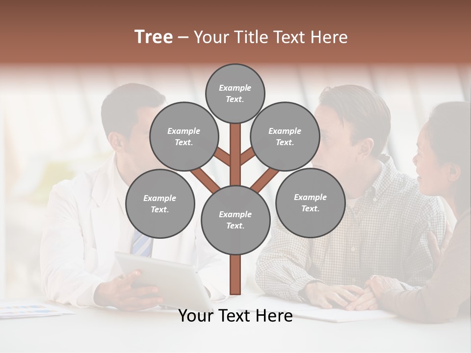 Bad News Three People Medical Staff PowerPoint Template