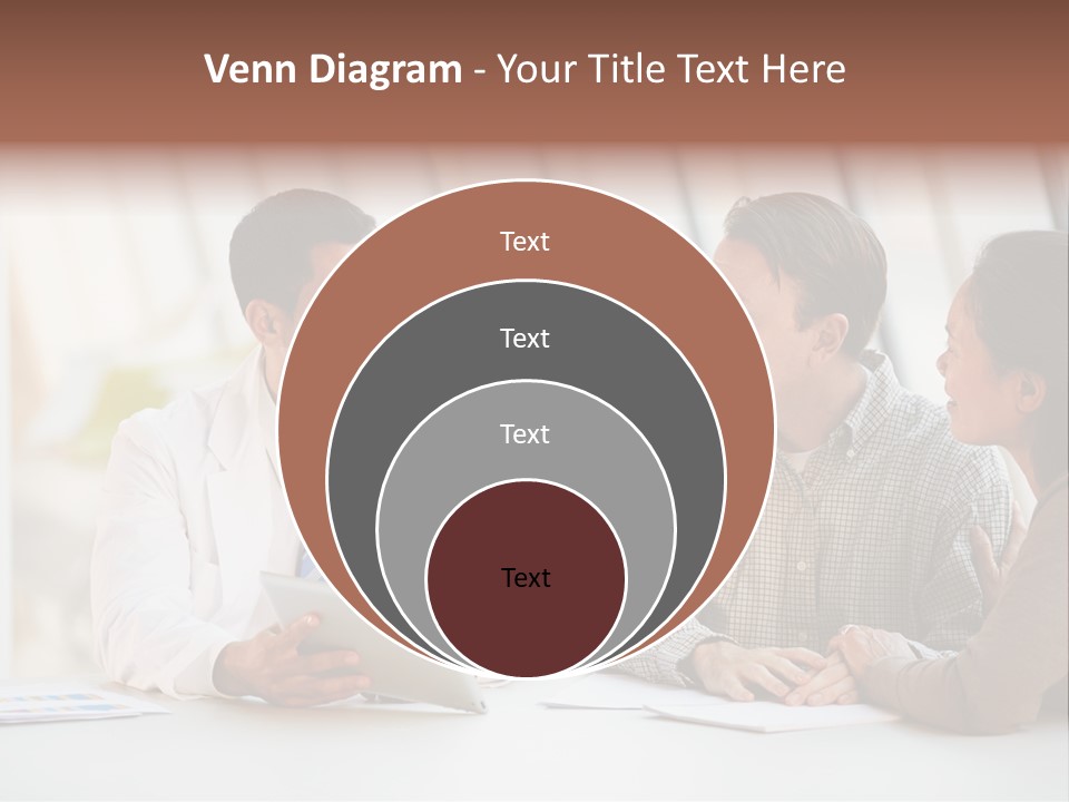Bad News Three People Medical Staff PowerPoint Template