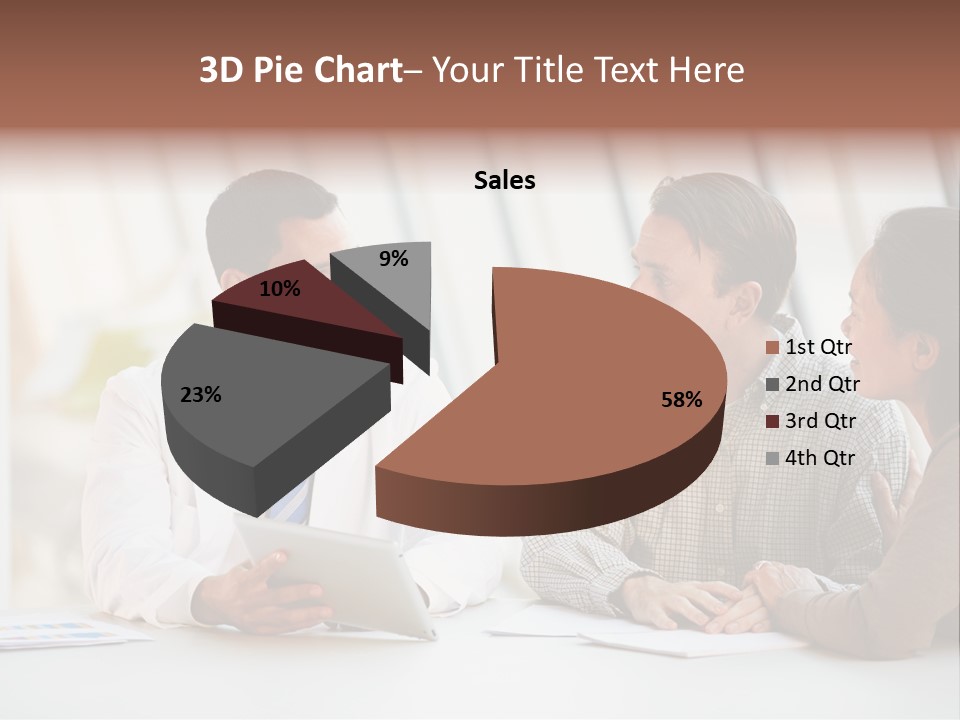 Bad News Three People Medical Staff PowerPoint Template