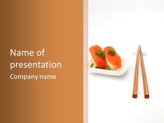 Shrimp Food Background PowerPoint Template