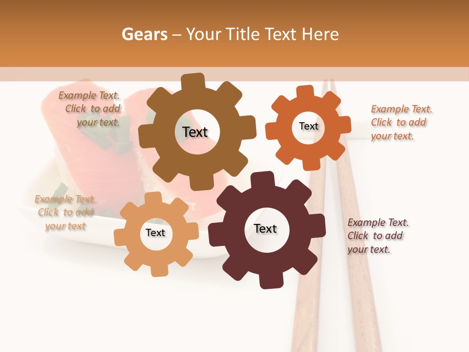 Shrimp Food Background PowerPoint Template