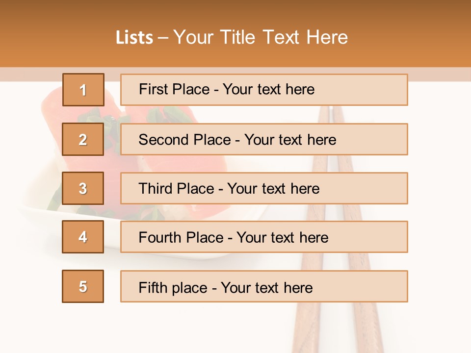 Shrimp Food Background PowerPoint Template