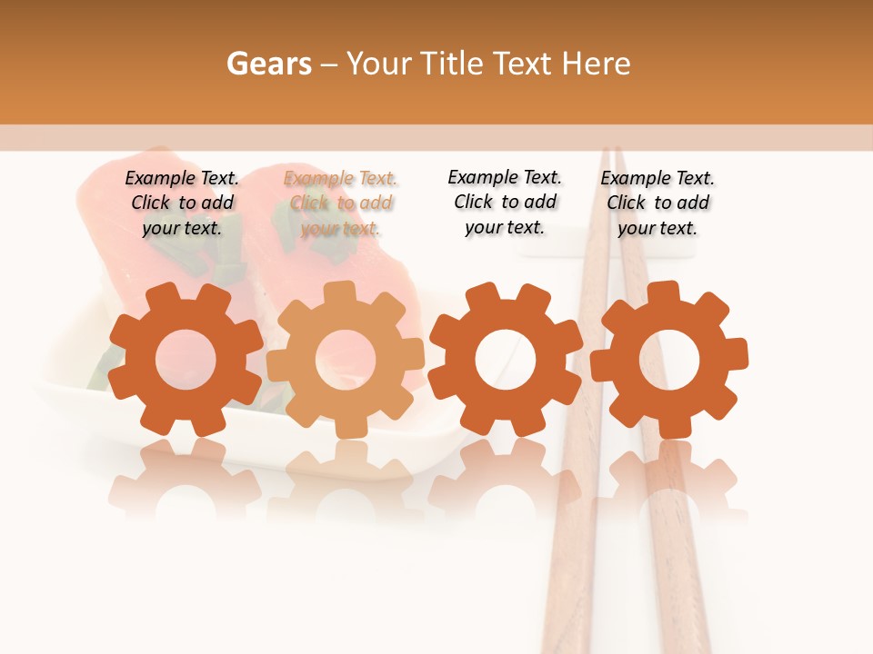 Shrimp Food Background PowerPoint Template