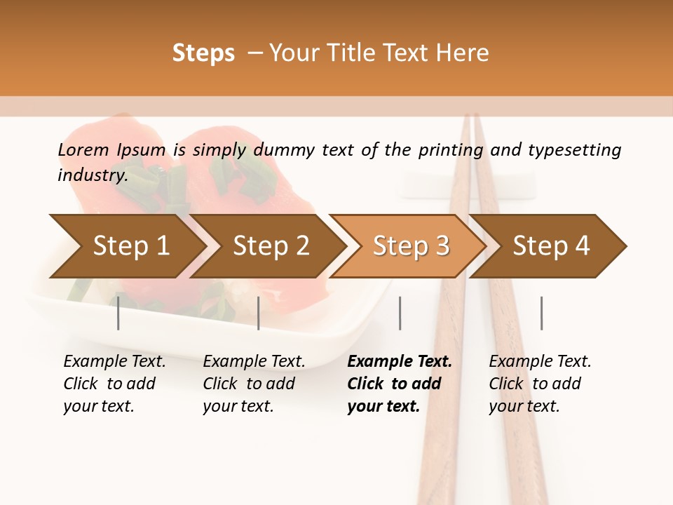 Shrimp Food Background PowerPoint Template