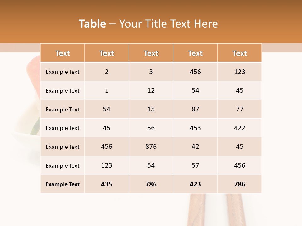 Shrimp Food Background PowerPoint Template