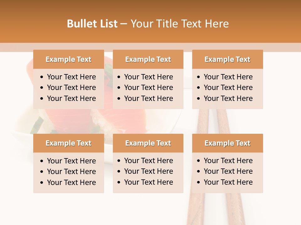 Shrimp Food Background PowerPoint Template