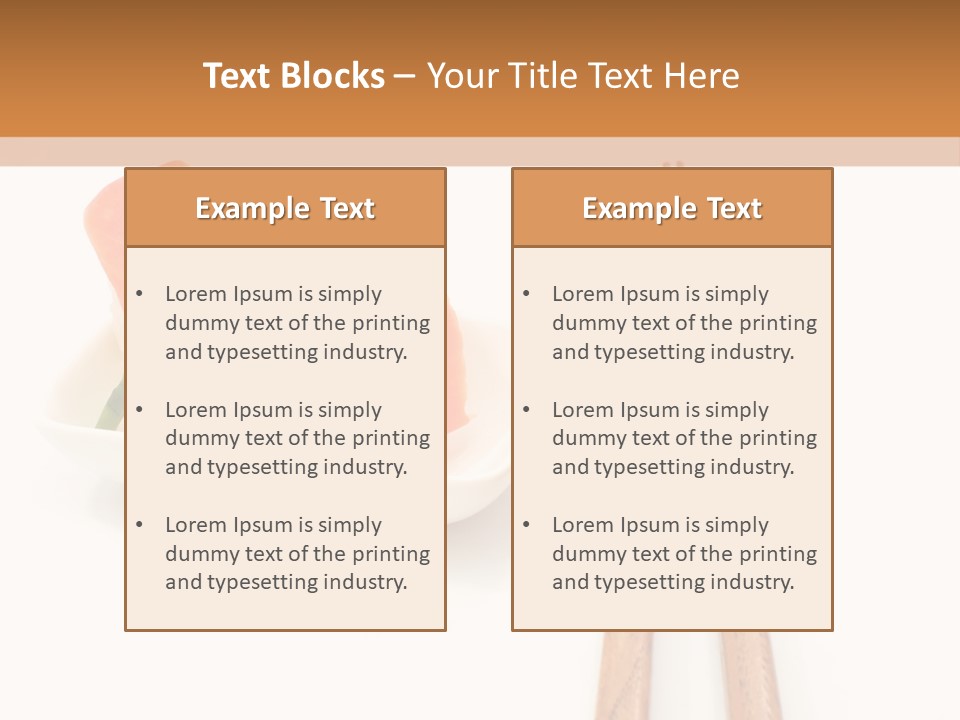 Shrimp Food Background PowerPoint Template