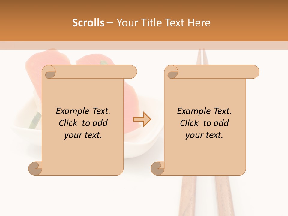 Shrimp Food Background PowerPoint Template