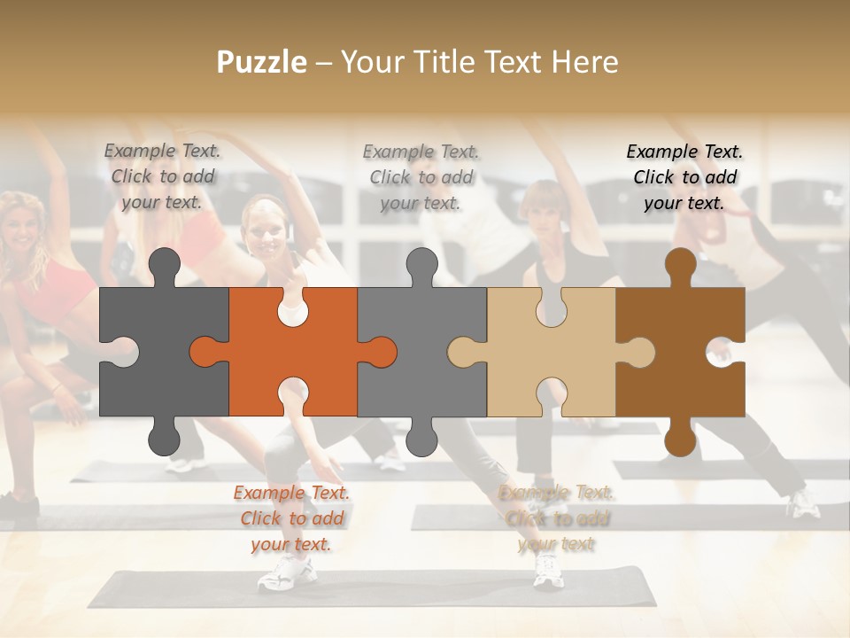 Beauty Sea Sand PowerPoint Template