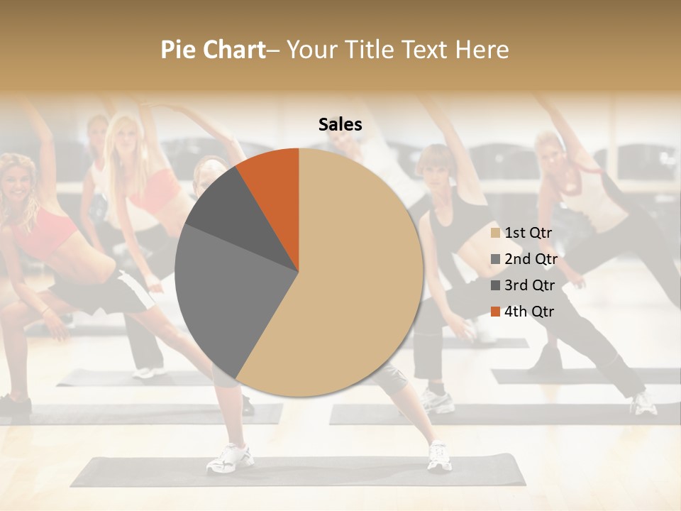 Beauty Sea Sand PowerPoint Template