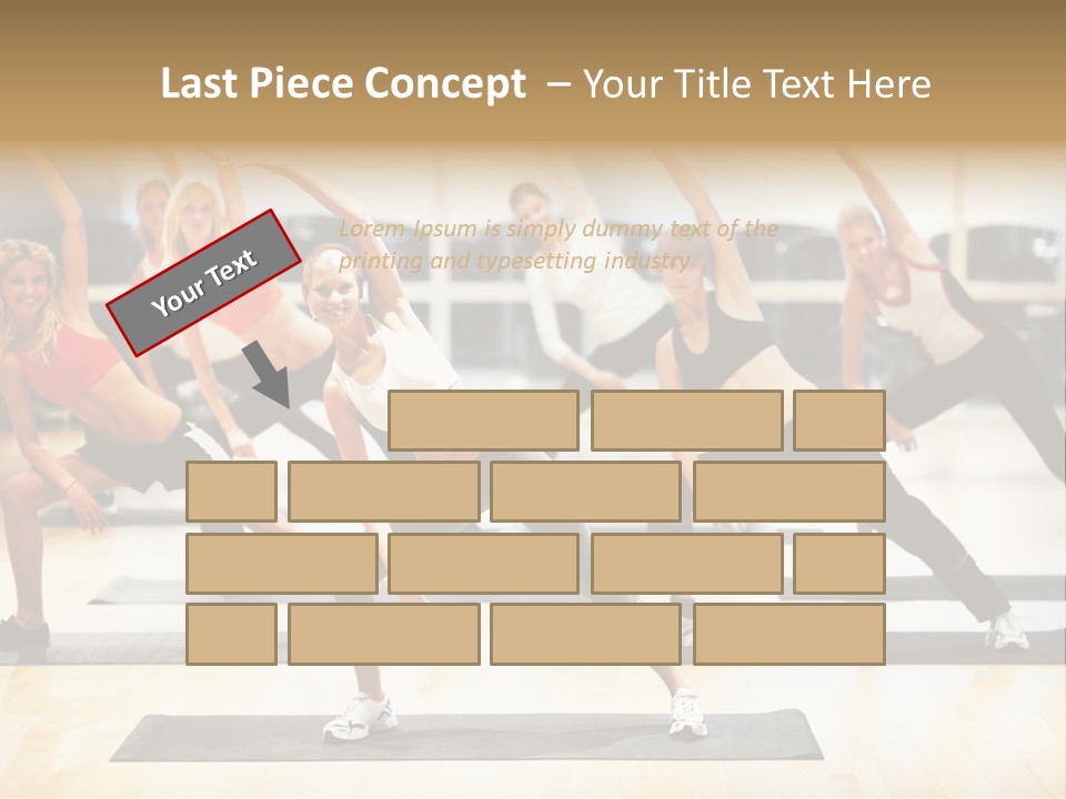 Beauty Sea Sand PowerPoint Template