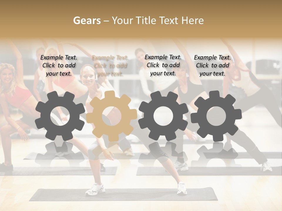 Beauty Sea Sand PowerPoint Template