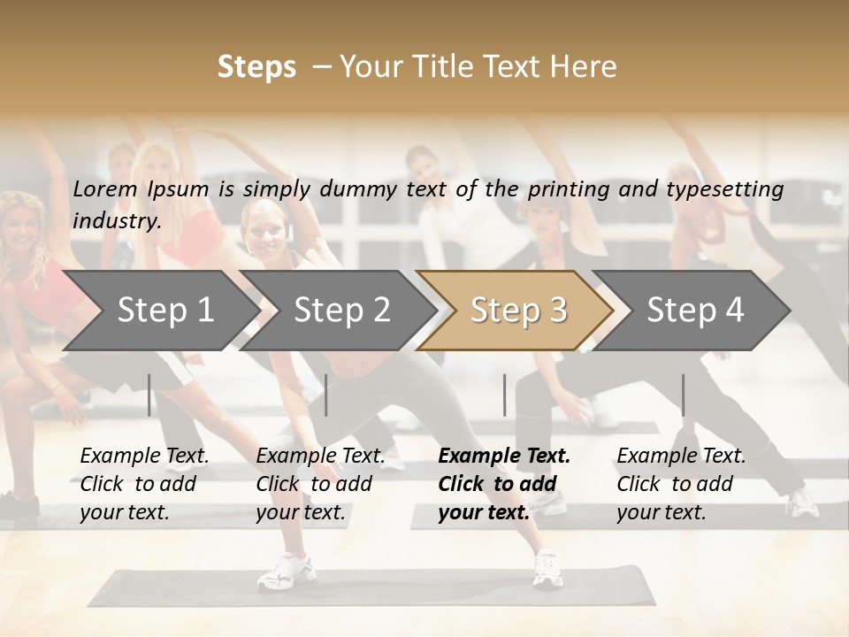 Beauty Sea Sand PowerPoint Template