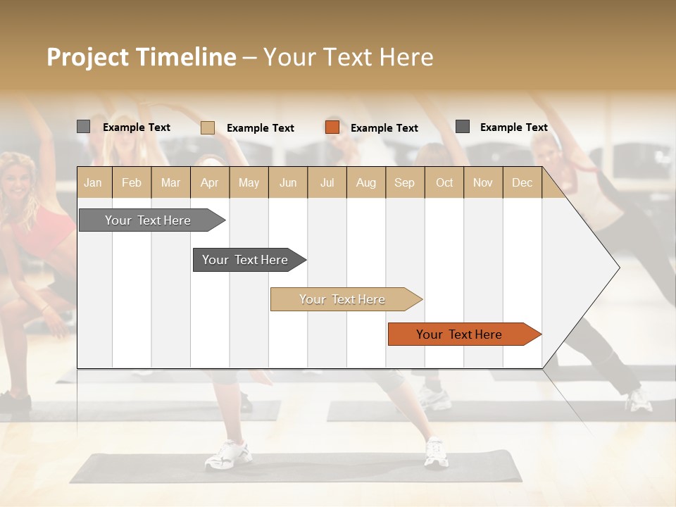 Beauty Sea Sand PowerPoint Template