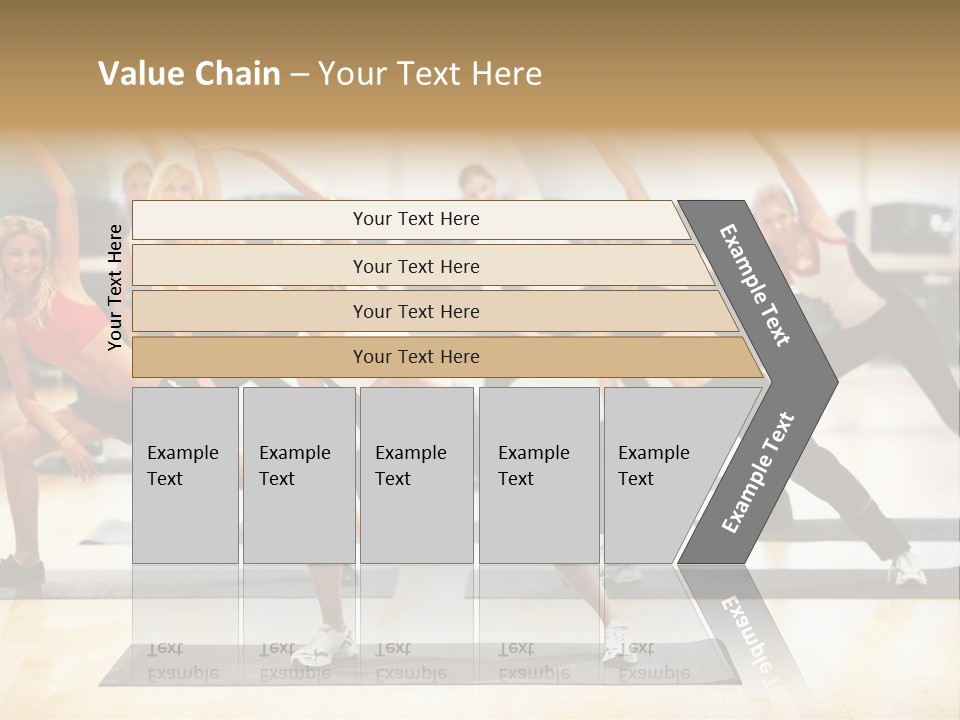 Beauty Sea Sand PowerPoint Template