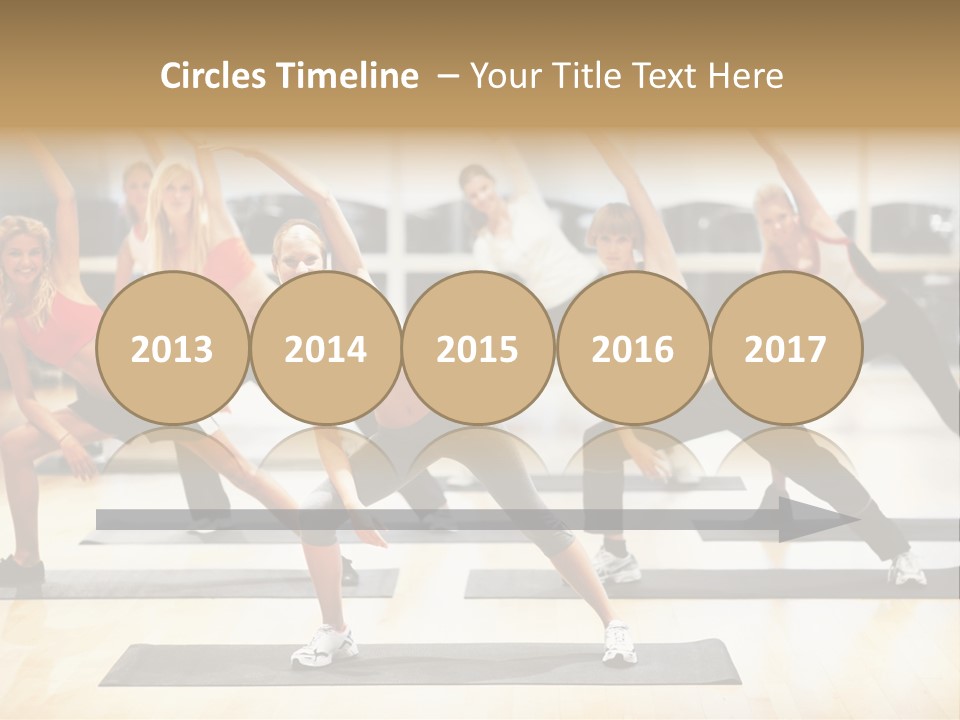 Beauty Sea Sand PowerPoint Template