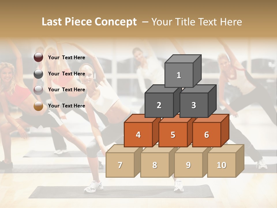 Beauty Sea Sand PowerPoint Template