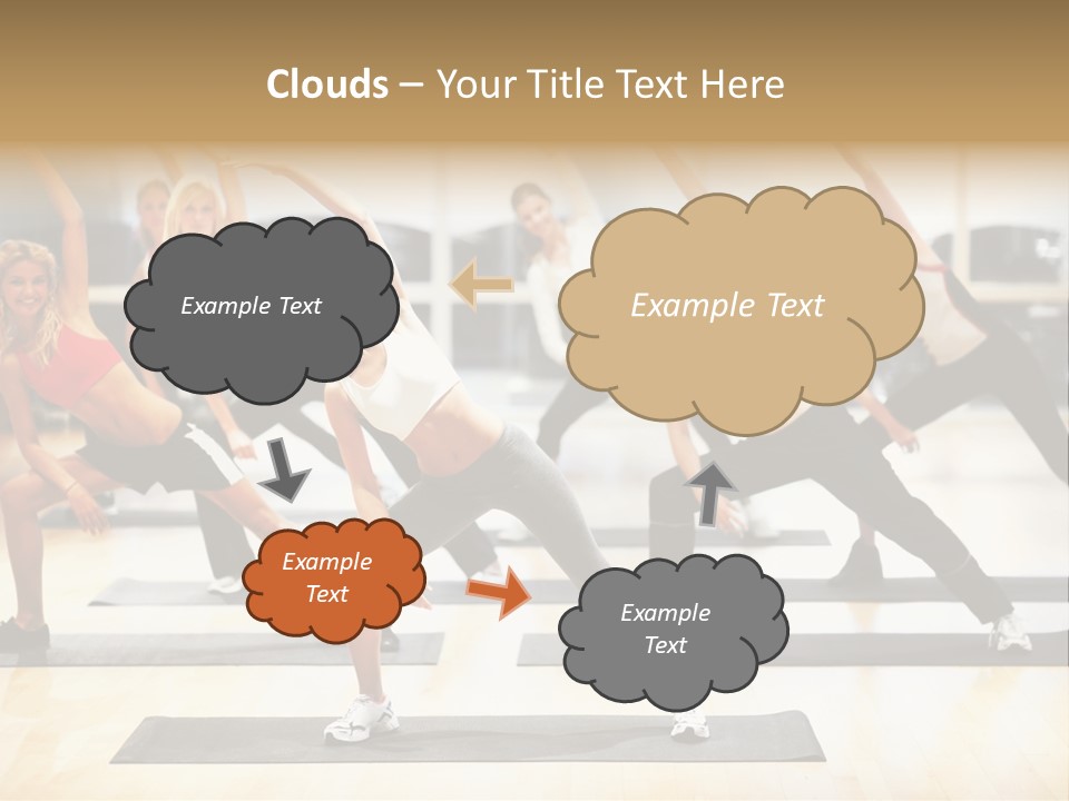 Beauty Sea Sand PowerPoint Template