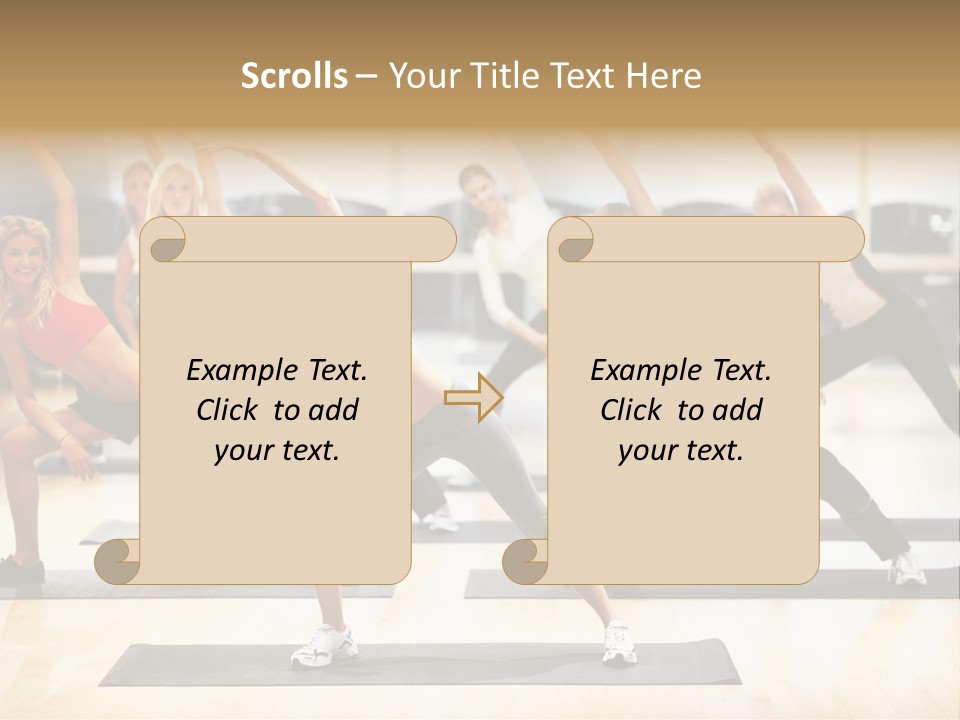 Beauty Sea Sand PowerPoint Template