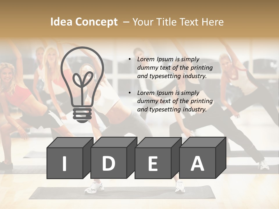 Beauty Sea Sand PowerPoint Template