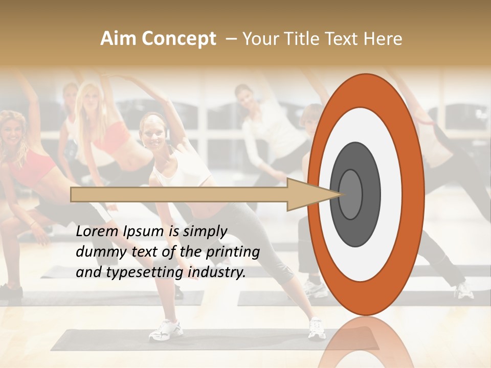 Beauty Sea Sand PowerPoint Template