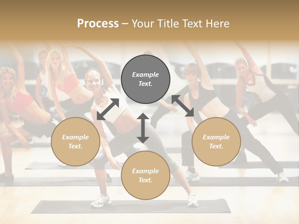 Beauty Sea Sand PowerPoint Template