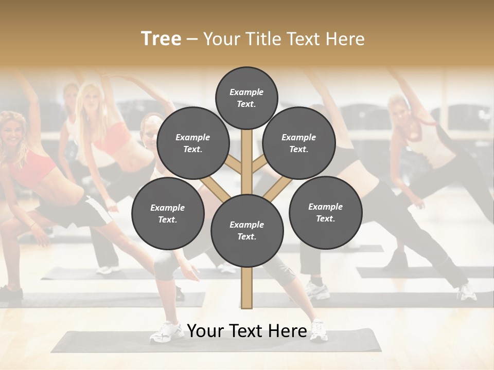 Beauty Sea Sand PowerPoint Template