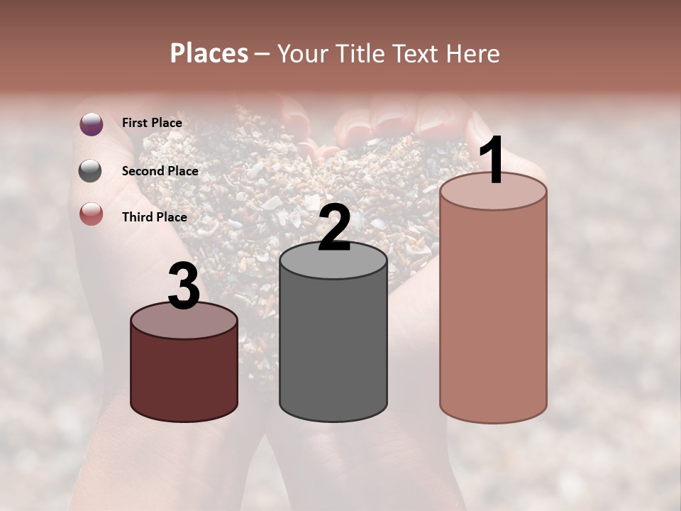 A Person Holding A Heart Shaped Object In Their Hands PowerPoint Template