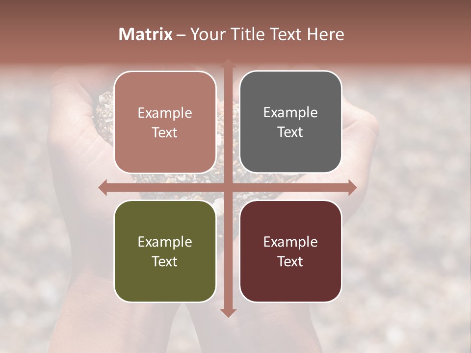 A Person Holding A Heart Shaped Object In Their Hands PowerPoint Template