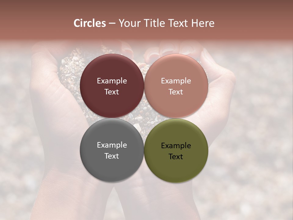 A Person Holding A Heart Shaped Object In Their Hands PowerPoint Template