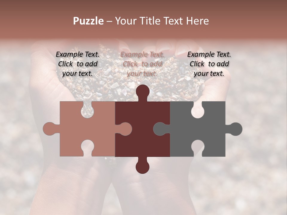 A Person Holding A Heart Shaped Object In Their Hands PowerPoint Template