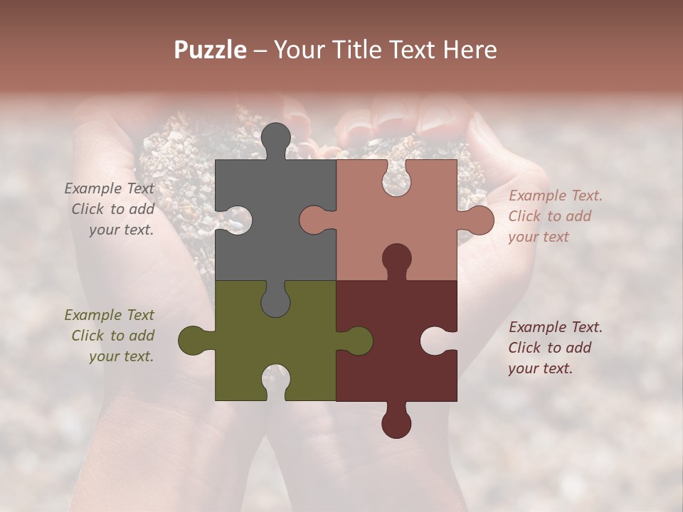 A Person Holding A Heart Shaped Object In Their Hands PowerPoint Template