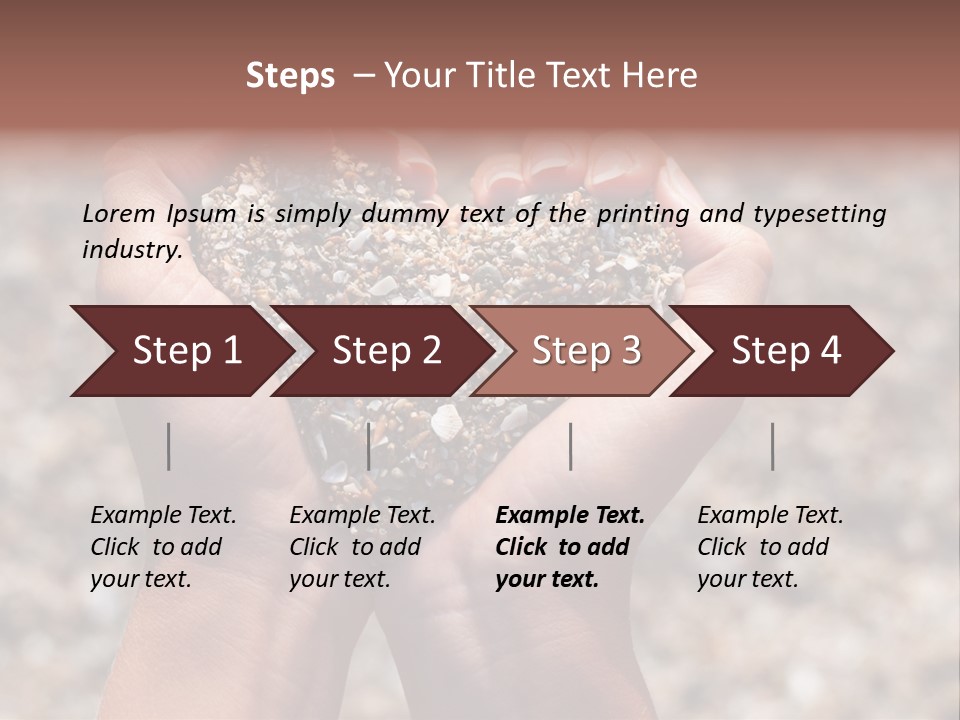 A Person Holding A Heart Shaped Object In Their Hands PowerPoint Template