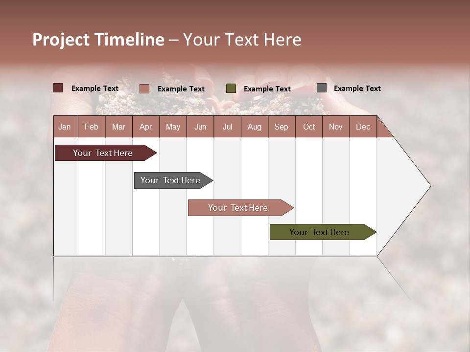 A Person Holding A Heart Shaped Object In Their Hands PowerPoint Template