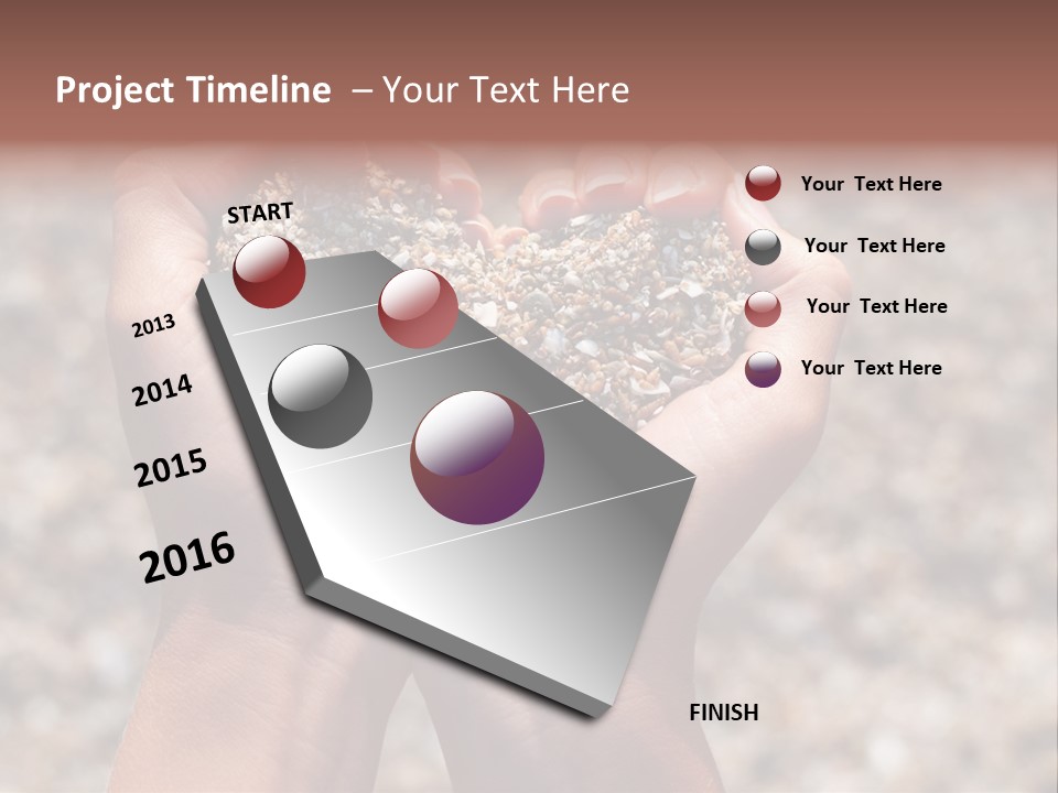 A Person Holding A Heart Shaped Object In Their Hands PowerPoint Template