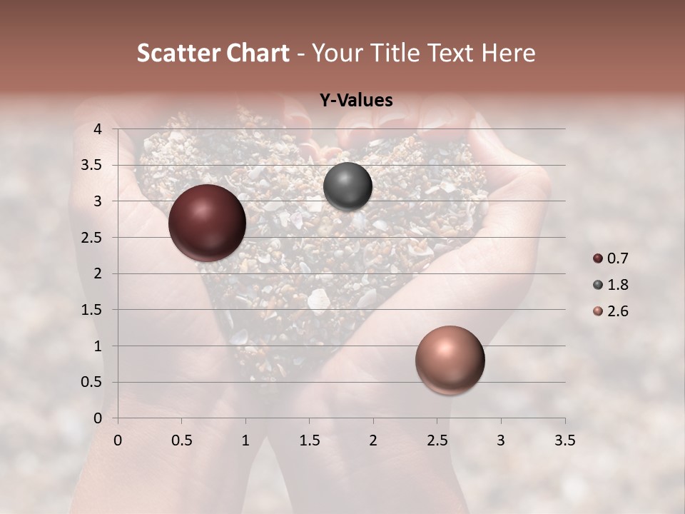 A Person Holding A Heart Shaped Object In Their Hands PowerPoint Template