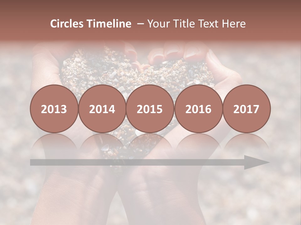 A Person Holding A Heart Shaped Object In Their Hands PowerPoint Template