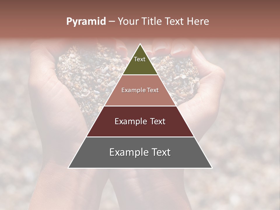 A Person Holding A Heart Shaped Object In Their Hands PowerPoint Template