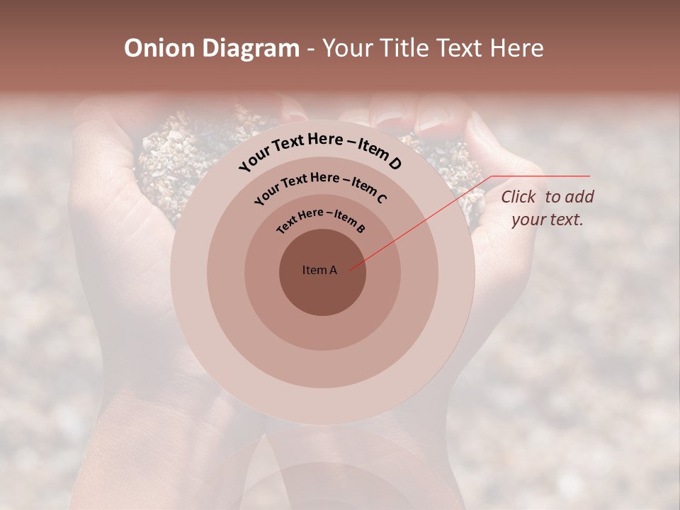 A Person Holding A Heart Shaped Object In Their Hands PowerPoint Template