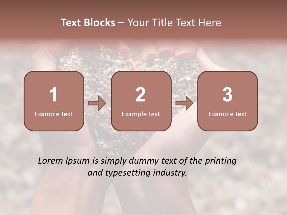 A Person Holding A Heart Shaped Object In Their Hands PowerPoint Template