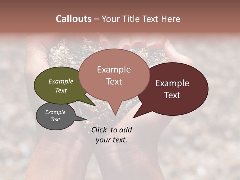 A Person Holding A Heart Shaped Object In Their Hands PowerPoint Template