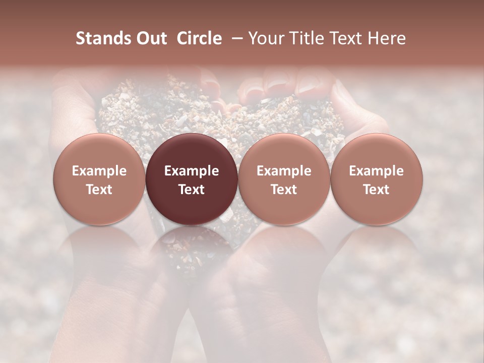 A Person Holding A Heart Shaped Object In Their Hands PowerPoint Template