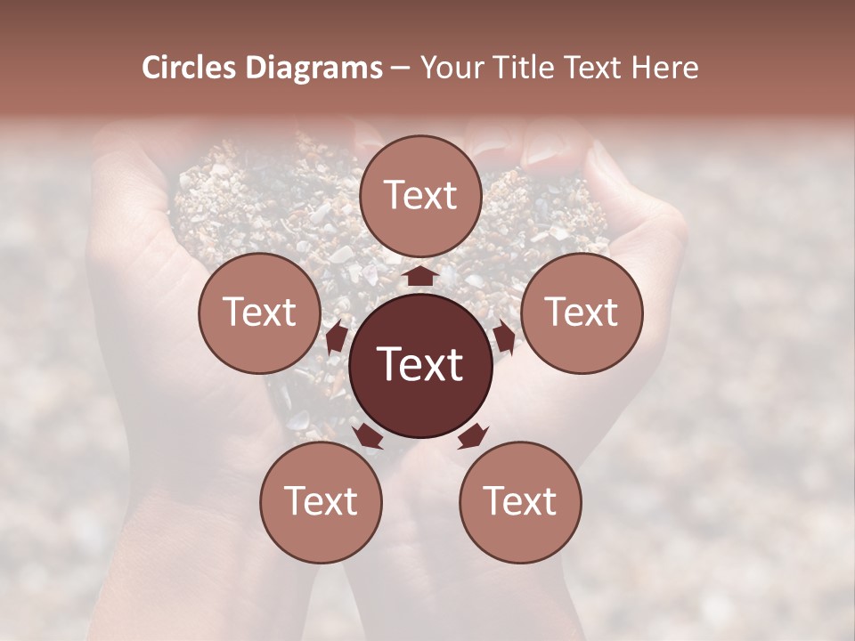 A Person Holding A Heart Shaped Object In Their Hands PowerPoint Template