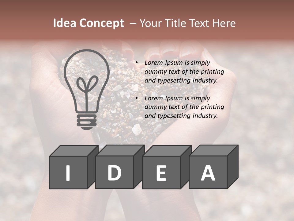 A Person Holding A Heart Shaped Object In Their Hands PowerPoint Template