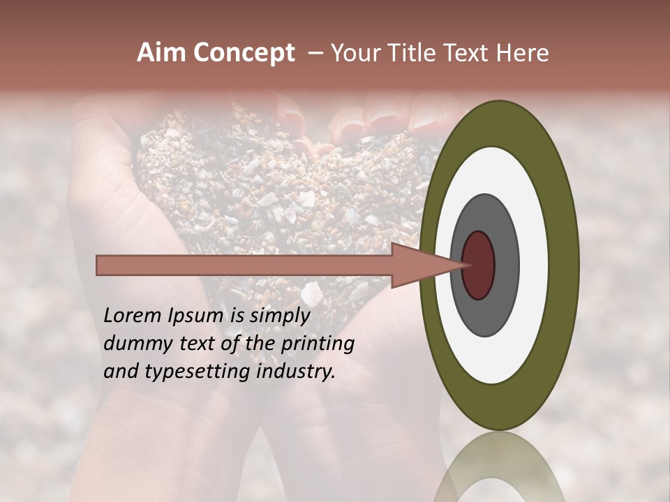 A Person Holding A Heart Shaped Object In Their Hands PowerPoint Template