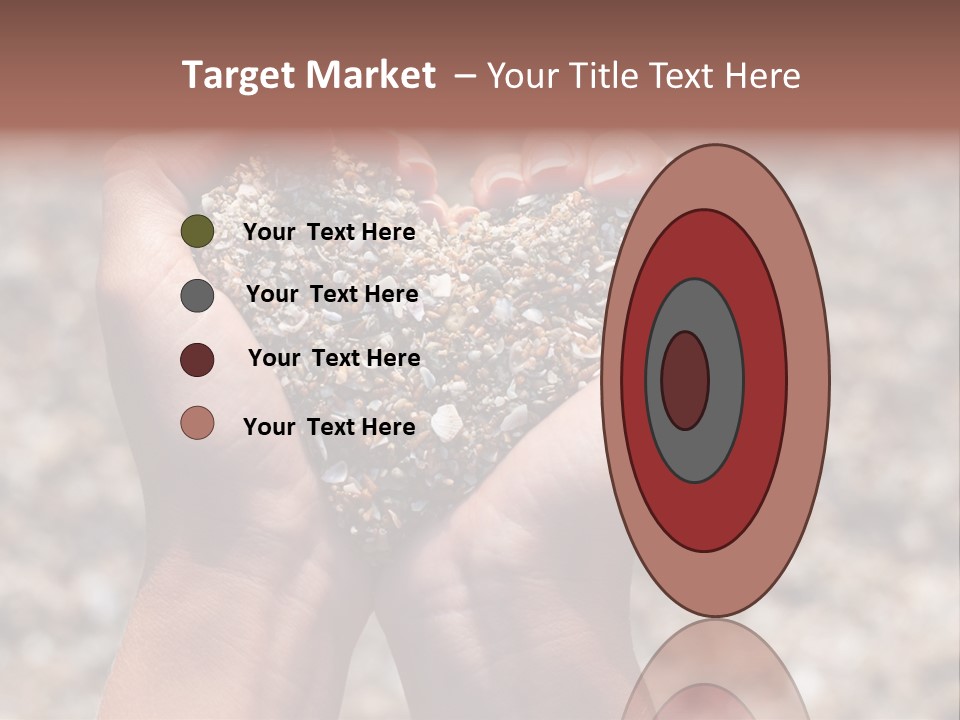 A Person Holding A Heart Shaped Object In Their Hands PowerPoint Template