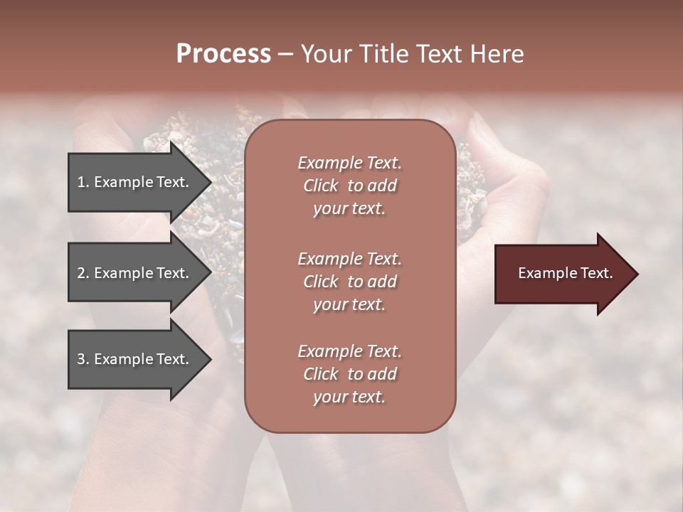 A Person Holding A Heart Shaped Object In Their Hands PowerPoint Template