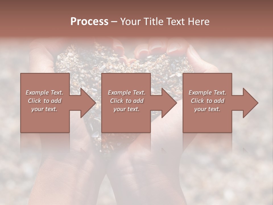 A Person Holding A Heart Shaped Object In Their Hands PowerPoint Template