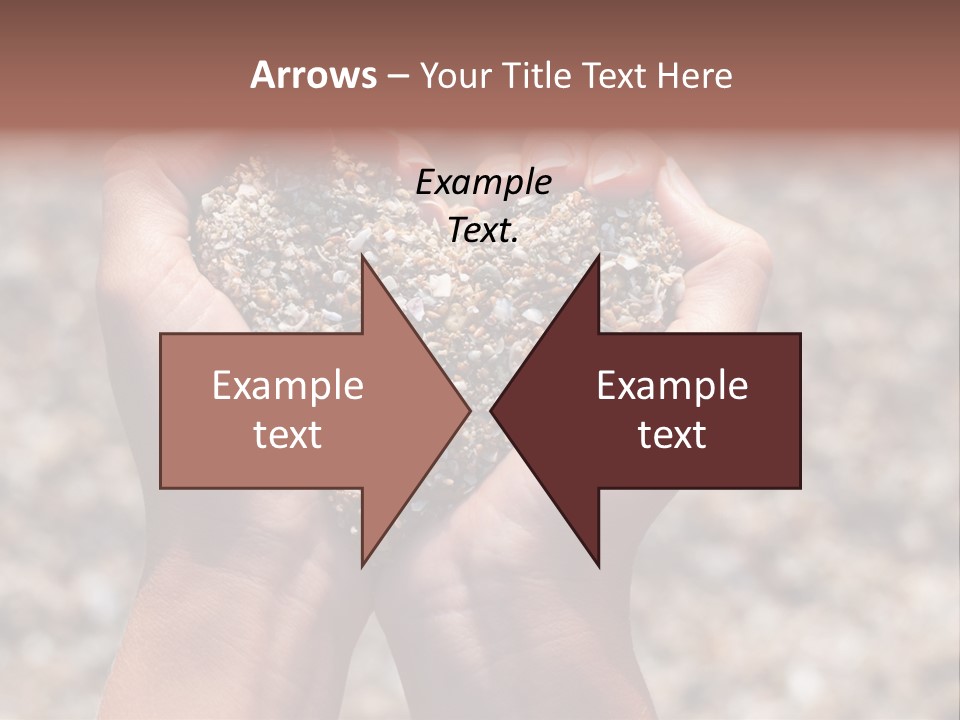 A Person Holding A Heart Shaped Object In Their Hands PowerPoint Template